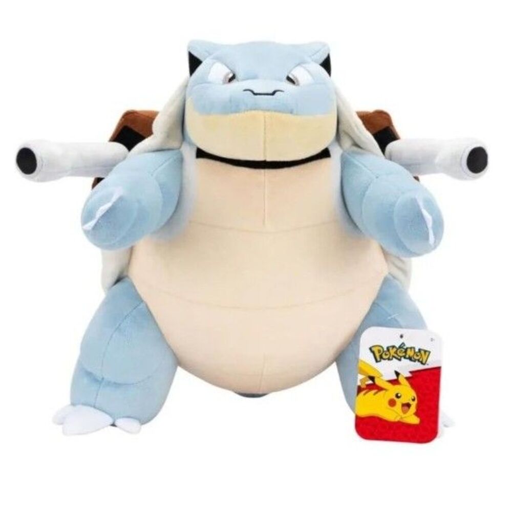 Jazwares Pokemon Blastoise 12" TCG UltraSoft Stuffed Video Game Toy Plush New